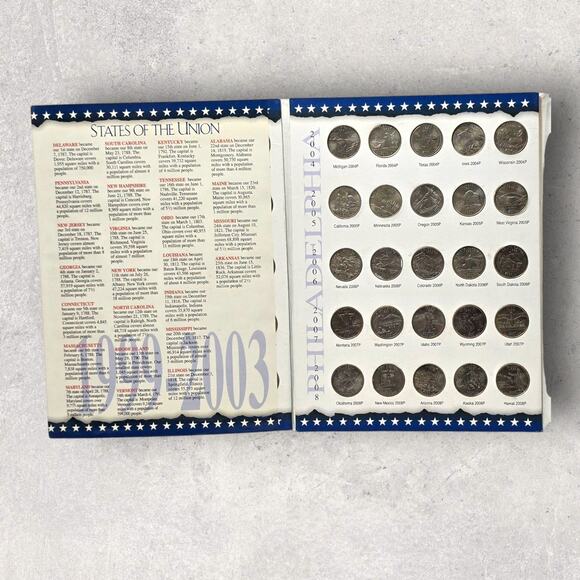 US Mint 50 State Quarters 1999-2008 Completed Folder - Picture 4 of 8